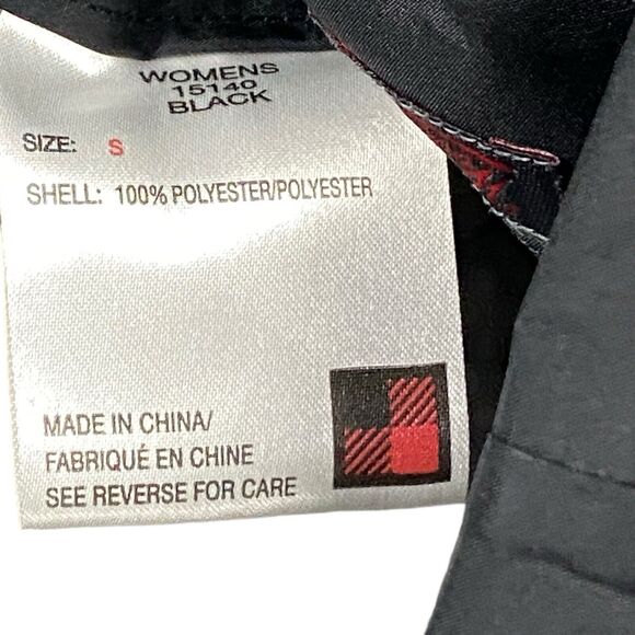 Woolrich Jacket Windbreaker Full Zip Rain Coat Hooded Women’s Small Black - Picture 5 of 16